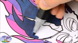 My Little Pony Coloring Book Gaia Everfree Midnight Sparkle MLP Surprise Egg and Toy Collector SETC