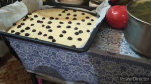 Шарлотка с виноградом !!!