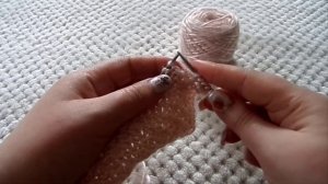 Узор со снятыми петлями Россыпь. Вязание спицами