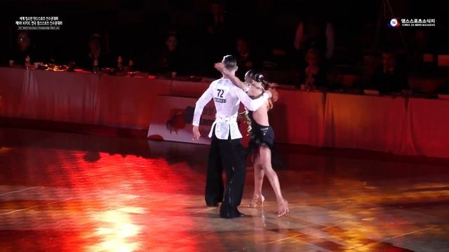 WDSF WORLD DANCESPORT CHAMPIONSHIP YOUTH LATIN Nikita Olinichenko  Elizaveta PustornakovaRussiaS