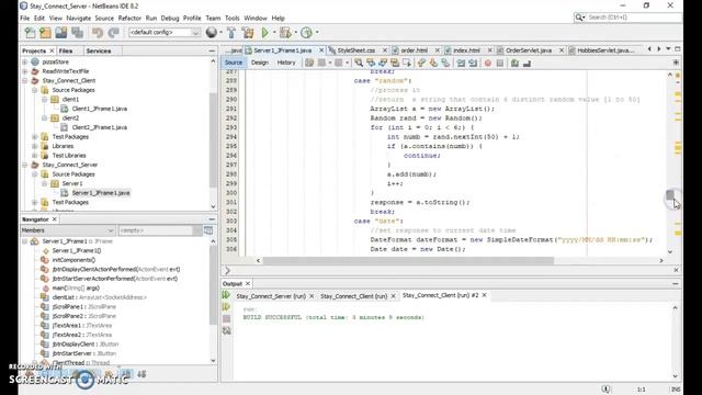Java programming: Server and Client project смотреть онлайн