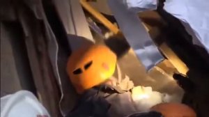 Полное видео спасения ребенка из под завалов в Магнитогорске