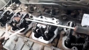 Регулировка клапанов на моторе TD 122. Volvo f12.