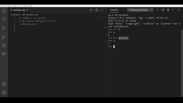 augmented assignment operator in python