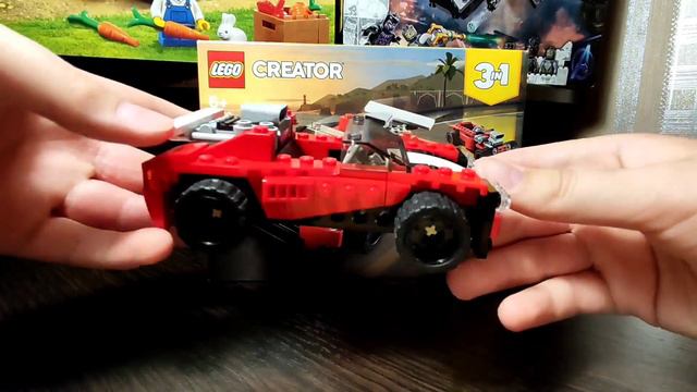 Лего набор 31100 спортивный автомобиль. Lego set 31100 sport car.