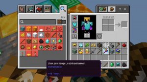 прошёл Minecraft на одном блоке Лаки блока