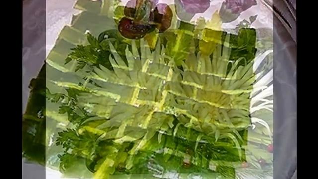 Прикольные "девочки" и рыбачок "Редиска" и много других идей оформления блюд. смотреть онлайн