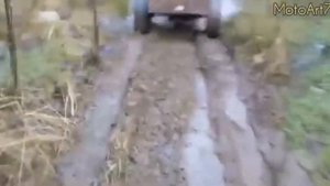Зима близко - На мотособаке по болоту