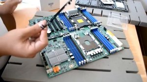 Установка системы охлаждения Socket LGA 3647, Supermicro X11DPi-N