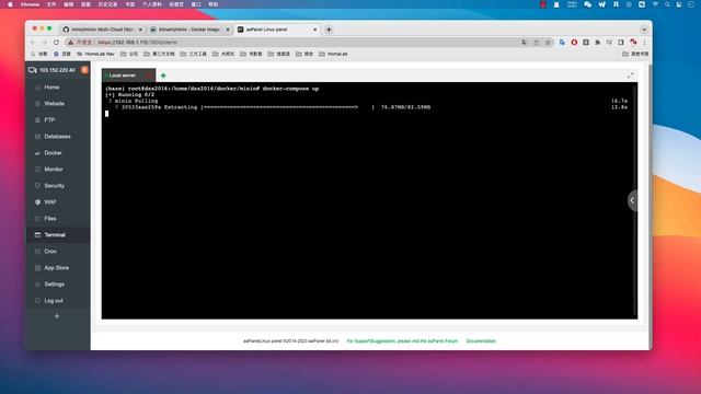 Installing the open source file server MinIO with docker on ubuntu server 20.04 смотреть онлайн