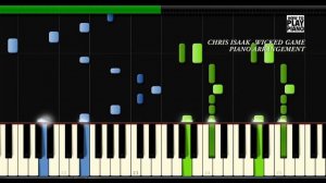CHRIS ISAAK - WICKED GAME - SYNTHESIA (PIANO COVER)