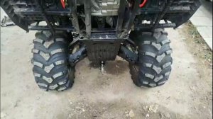 Установка защиты днища CF Moto X8