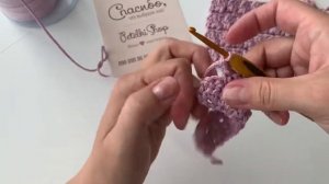 Узор крючком из полиэфирного шнура 3мм