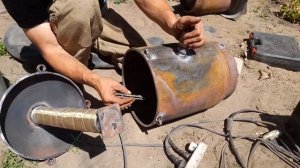 фильтр для капельного полива из газового балона своими руками.