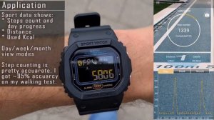 Skmei 1629 smartwatch review + Freezing test. #258 #gedmislaguna #skmei #skmeiwatch