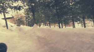 Детский городок, улётная горка.