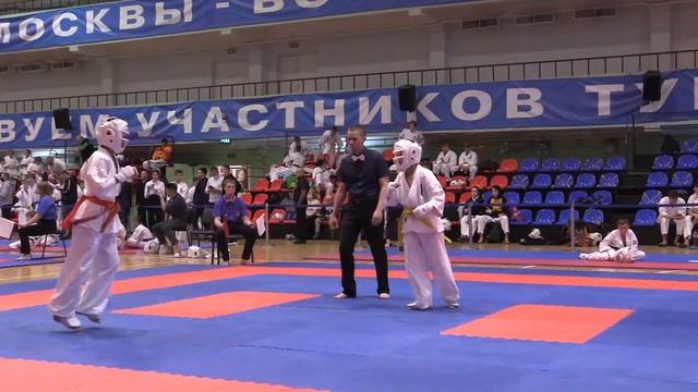 1-й Кубок Москвы Альянса "Открытый Киокушин" Финал Кухарьков-Суханов смотреть онлайн