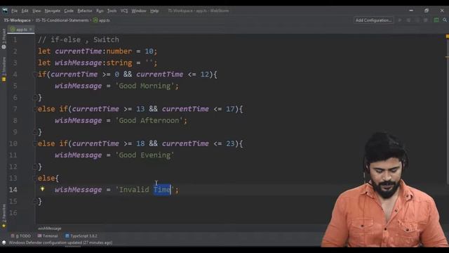 10 Conditional Statements in TypeScript | UiBrains | NAVEEN SAGGAM | Comeplete TypeScript Tutorial