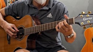 ลูกค้ามาลองเสียง Crafter LX G2000CE