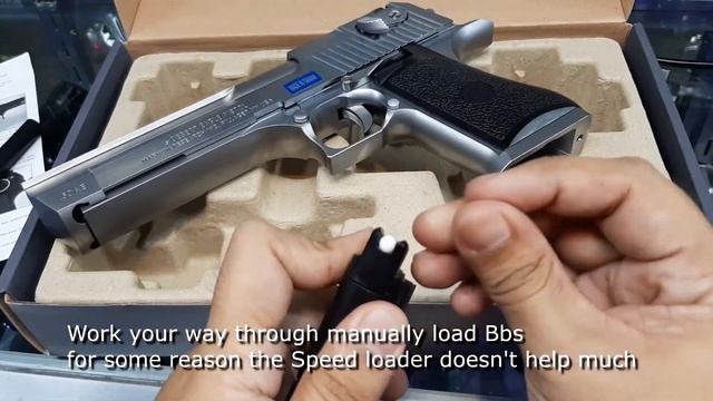 Cybergun Desert Eagle Silver Gas Blowback Pistol