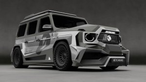 New Electric G-class EQG 2024 "Sentinel" Custom Wide Body Kit by Bête Noire