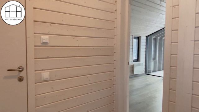 Модульный дом HOLTSOVHOUSE 2.68 с боковым модулем. смотреть онлайн