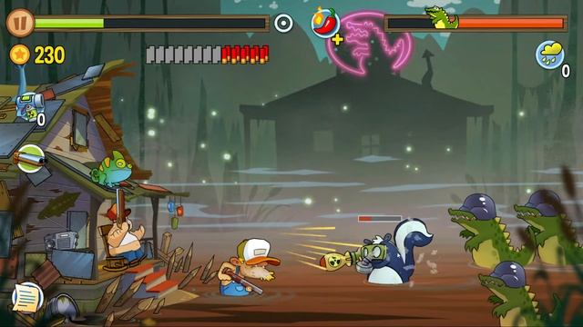 Игра Swamp Attack, продолжение прохождения испытаний смотреть онлайн