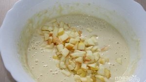 Оладьи из яблок на кефире