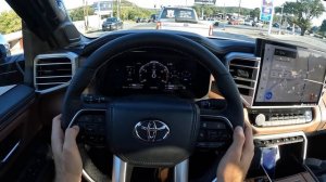 2022 Toyota Tundra 1794 Hybrid 4x4 POV Test Drive (3D Audio)(ASMR)