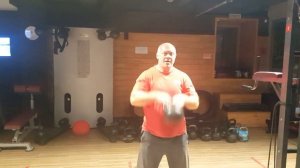 становая.  протяжка низкая. протяжка высокая. гиря 36кг по пять раз. гиря 14кг по 10р. семь кругов.