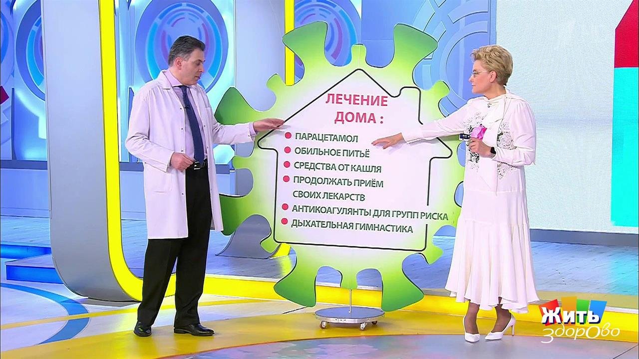 Как правильно лечить коронавирус дома: пошаговая и...я. Жить здорово! Фрагмент выпуска от 12.11.2020