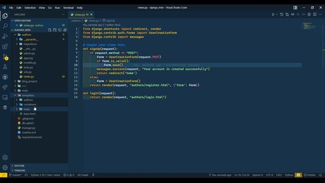 UserCreationForm | Django | Python