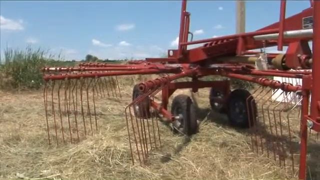 Грабли навесные роторные Kolibri (Клевер, Ростсельмаш) смотреть онлайн