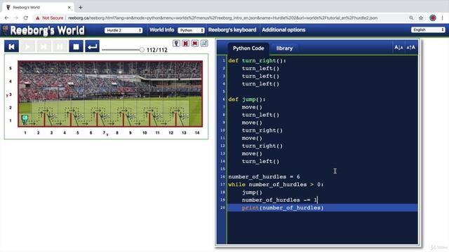 Day 6 - Python Functions & Karel - 5 While Loops