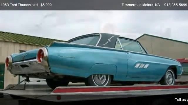 1963 Ford Thunderbird - for sale in Elwood, KS 66024 смотреть онлайн