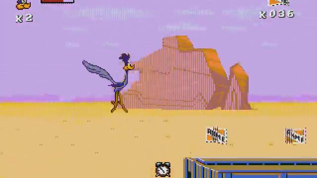 Прохождение Desert Demolition за Roadrunner'а (SEGA) смотреть онлайн