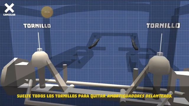 arreglando un Mercedes y un falcón en retro garage