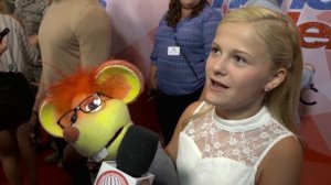 Red Carpet with Darci Lynne Farmer at America's Got Talent - POPSTAR