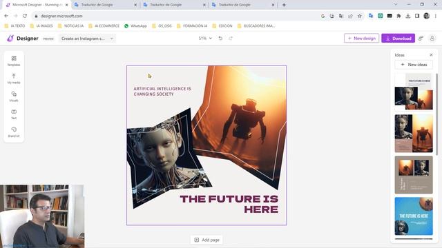 ?TUTORIAL MICROSOFT DESIGNER - ?Diseño gráfico con Inteligencia Artificial GRATIS ? - Arte digital