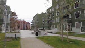 "Гетто" в Любляне, Словения. Социальное жильё в Словении.