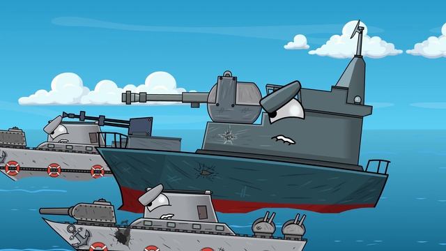 МОРСКАЯ МИНА  - МУЛЬТФИЛЬМЫ ПРО ВОЕННЫЕ КОРАБЛИ