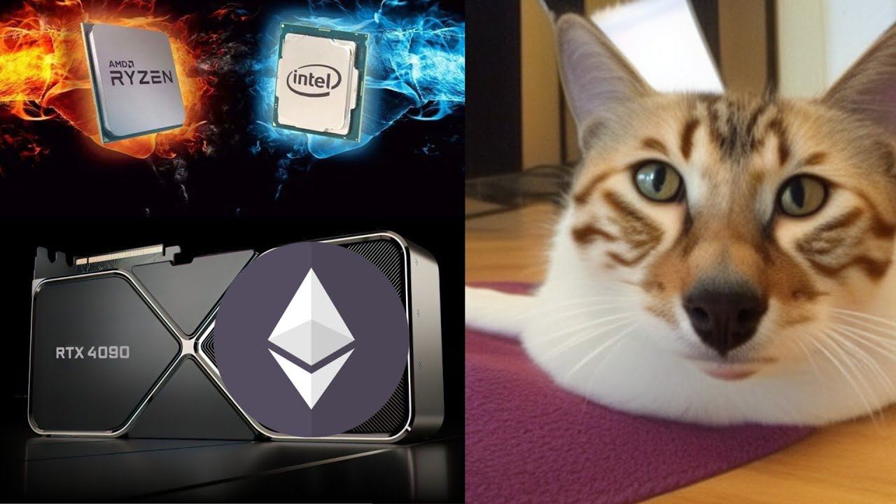 Новости ИИ октябрь 2022. Stable diffusion, nvidia RTX 4090, CPU AMD/intel, Ethereum POS. смотреть онлайн