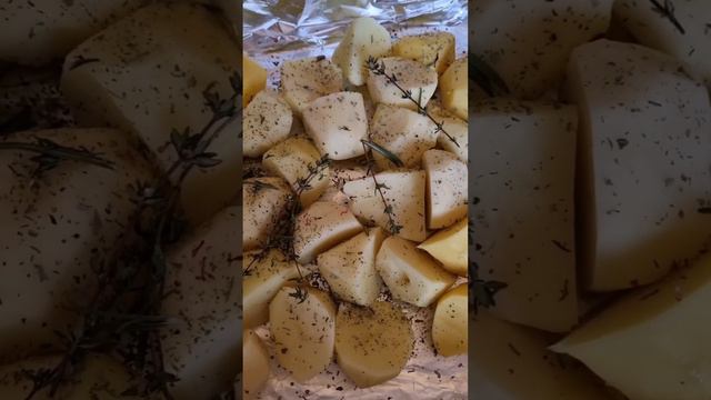 СВИНИНА с картофелем в ДУХОВКЕ!  и ПРОСТО!еда мясо свинина картошка вдуховке вкусно быстро