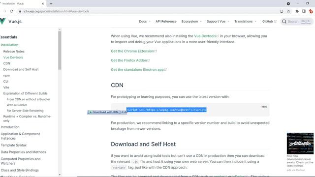 #1 - Vue.js 3 - Installation