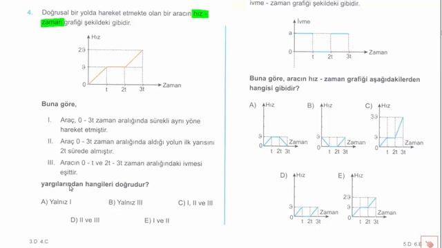 345 AYT FİZİK -Düzgün Hızlanan Doğrusal Hareket (Kazanım Odaklı Sorular#2#) смотреть онлайн