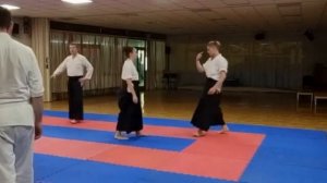 Aikido Yuishinkai pre-exam training. Genshinkan dojo.