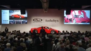 ON THE BLOCK AT MONTEREY: 2005 Ferrari Enzo sells for world record price