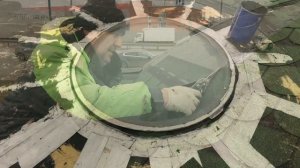 Монтаж кровли купола