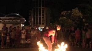 Огненное шоу в Лазаревском 2014