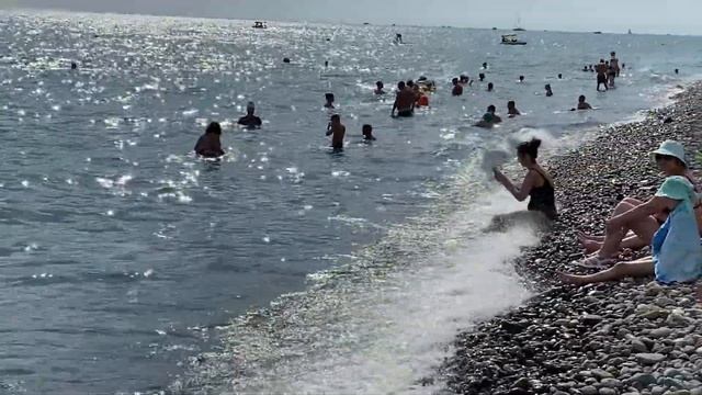 24.06.2023. Погода в Сочи в июне.Смотри на Чёрное море каждый день.